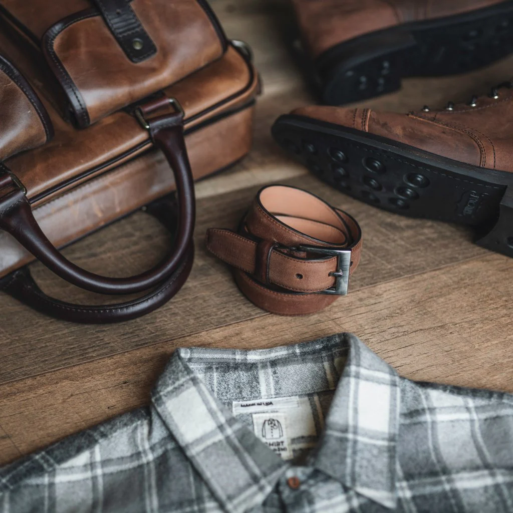Men's Classic Leather Belt | Arizona Adobe - Image 6