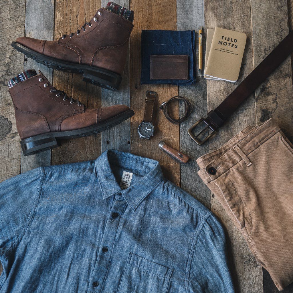 Kato Axe Slim Fit Chinos | Khaki - Image 7